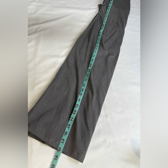 Topshop Gray Asymmetrical cutout ruched midi Dress size M - Picture 15 of 15